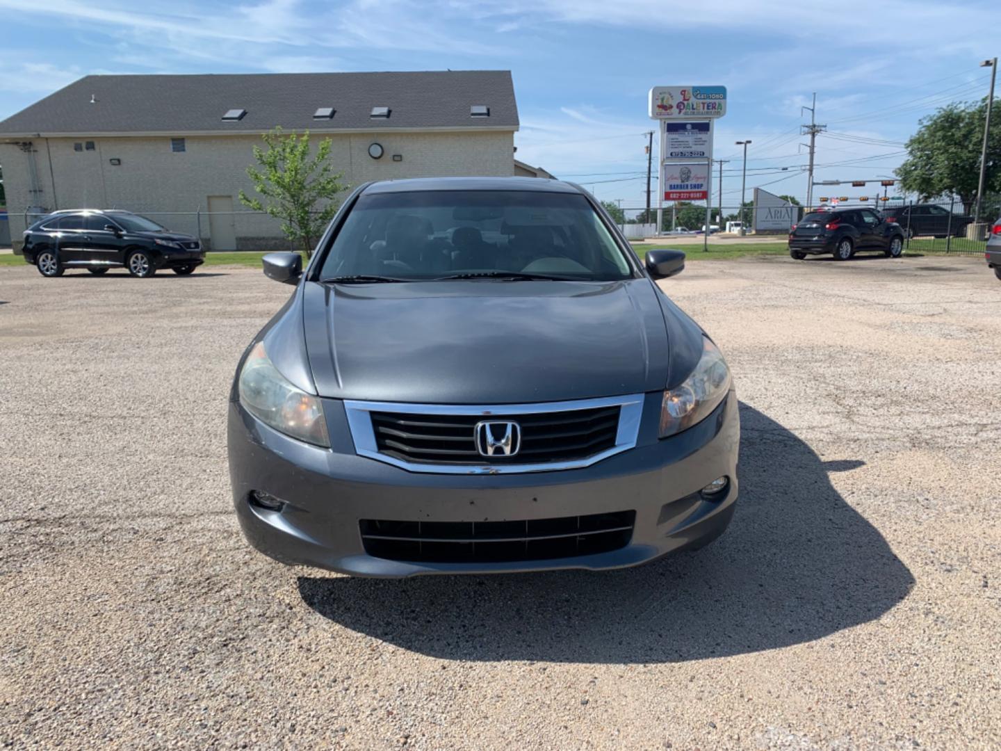 2009 Gray /gray Honda Accord EX 2WD AT (1HGCP36859A) with an 6 Cylinders 3.5L FI SOHC 212 CID engine, AUTOMATIC transmission, located at 1830 North Belt Line Road, Irving, TX, 75061, (469) 524-0199, 32.834373, -96.993584 - Photo#1